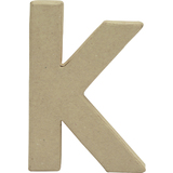 dcopatch lettre 3D "k", papier mch, 85 x 120 mm