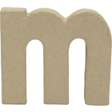 dcopatch lettre 3D "m", papier mch, 95 x 85 mm