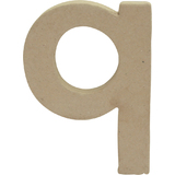 dcopatch lettre 3D "q", papier mch, 85 x 120 mm