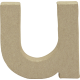 dcopatch lettre 3D "u", papier mch, 85 x 85 mm