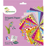 My mandarine Feuilles  plier Origami paper "Bubbles"