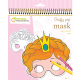 avenue mandarine Carnet de coloriage graffy Pop mask "Girl"