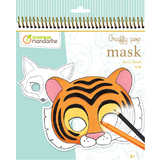 avenue mandarine Carnet de coloriage graffy Pop mask Animaux