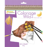 avenue mandarine Carnet de coloriage "Wild 4"