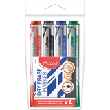 Maped marqueur tableau blanc Marker'Peps Jumbo, tui de 4