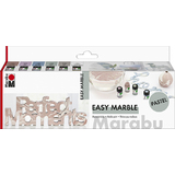 Marabu peinture  marbrer "easy marble", set PASTEL