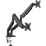 DIGITUS support double cran universel, fixation par serrage