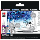 Marabu set d'encre permanente Alcohol ink UNDERWATER