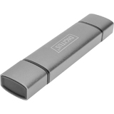 DIGITUS hub  double lecteur de carte usb-c / USB3.0, OTG