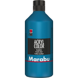 Marabu peinture acrylique acryl Color, 500 ml, cyan 056