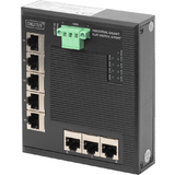 DIGITUS commutateur industriel plat Gigabit, 8 ports, IP40