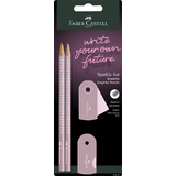 FABER-CASTELL kit d'criture grip SPARKLE, rose