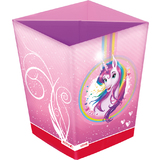 ROTH corbeille  papier "Licorne", en carton, 10 litres