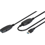 DIGITUS Cble de rallonge actif USB 3.0, 10 m