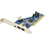 DIGITUS carte d'extension pci Firewire 1394a, 4 ports