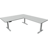 kerkmann table de bureau assis-debout move 3 Premium, gris