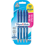 Paper:Mate stylo encre gel FlexGrip GEL, blister de 4, bleu