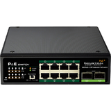 DIGITUS commutateur industriel gigabit PoE+, 8 ports