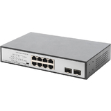 DIGITUS commutateur 19" gigabit PoE, 8 ports, Unmanaged