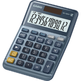 CASIO calculatrice de bureau MS-120EM, 12 chiffres, argent