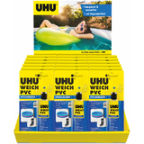 UHU colle spciale pour PVC souple, tube de 30 g, prsentoir