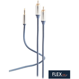 FLEXLINE cordon audio, 2x fiche RCA - jack 3,5 mm mle