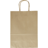 folia sac en papier, 240 x 120 x 310 mm, naturel