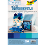 folia feutrine de bricolage TON-IN-TON MIX, bleu