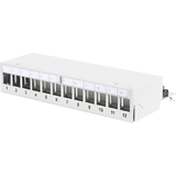 DIGITUS panneau de brassage modulaire Desktop, 12 ports