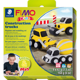 FIMO kids Kit de modelage form & play "Construction trucks"