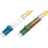 DIGITUS Cble de brassage  fibre optique, lc-duplex (APC) -