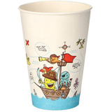 PAPSTAR gobelet en carton "Pirates", 0,2 l