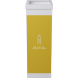 PAPERFLOW collecteur pour tri slectif, plastique, blanc