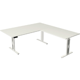 kerkmann table de bureau assis-debout move 3 fresh, blanc