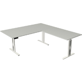 kerkmann table de bureau assis-debout move 3 fresh, gris