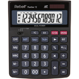 Rebell calculatrice de bureau Panther 12, noir