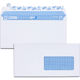 GPV Enveloppes, DL, 110 x 220 mm, avec fentre, blanc