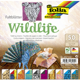 folia feuille de papier  plier "Wildlife", 150 x 150 mm
