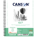 CANSON album spiral papier dessin 1557, A5+, 180 g/m2