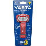 VARTA lampe frontale led "Outdoor sports H20 Pro",rouge/gris