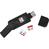 LogiLink verrou USB de scurit, 1x cl / 4x verrous