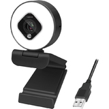 LogiLink webcam USB full HD  deux micros, noir