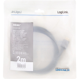 LogiLink Cble hdmi 2.1, fiche mle a - mle A, 2,0 m