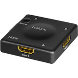 LogiLink mini commutateur hdmi Full HD, 3 ports, noir