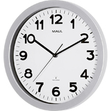MAUL horloge murale radioguide MAULstep, argent