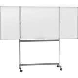 MAUL tableau blanc mobile pliable MAULstandard, 1000x1200 mm