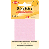 KLEIBER patch thermocollant lastique, 400 x 60 mm, rose