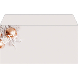 sigel enveloppe  motif de Nol "Christmas in rose gold"