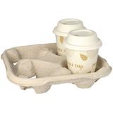 PAPSTAR porte gobelets "To Go", en carton, pour 4 gobelets