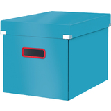 LEITZ Bote de rangement click & store Cosy, cube, bleu